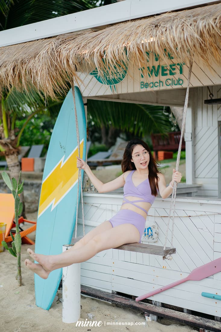 Rayong Beach Thailand with Bikini - เที่ยวทะเลระยอง
