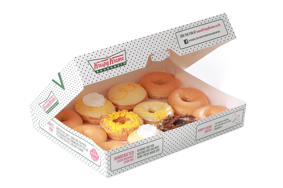 Krispy Kreme Doughnut Box Set Product Photography