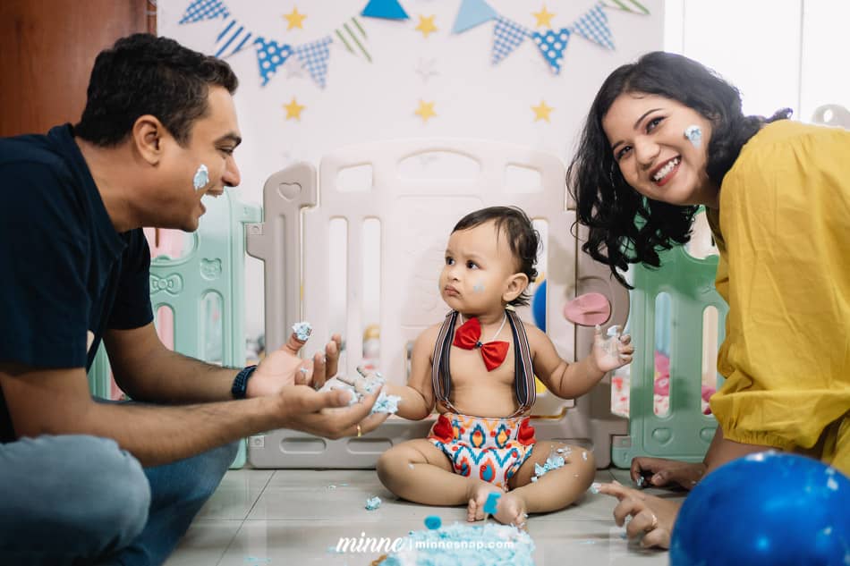 Sam's One Year Old Birthday Photoshoot Bangkok with Family