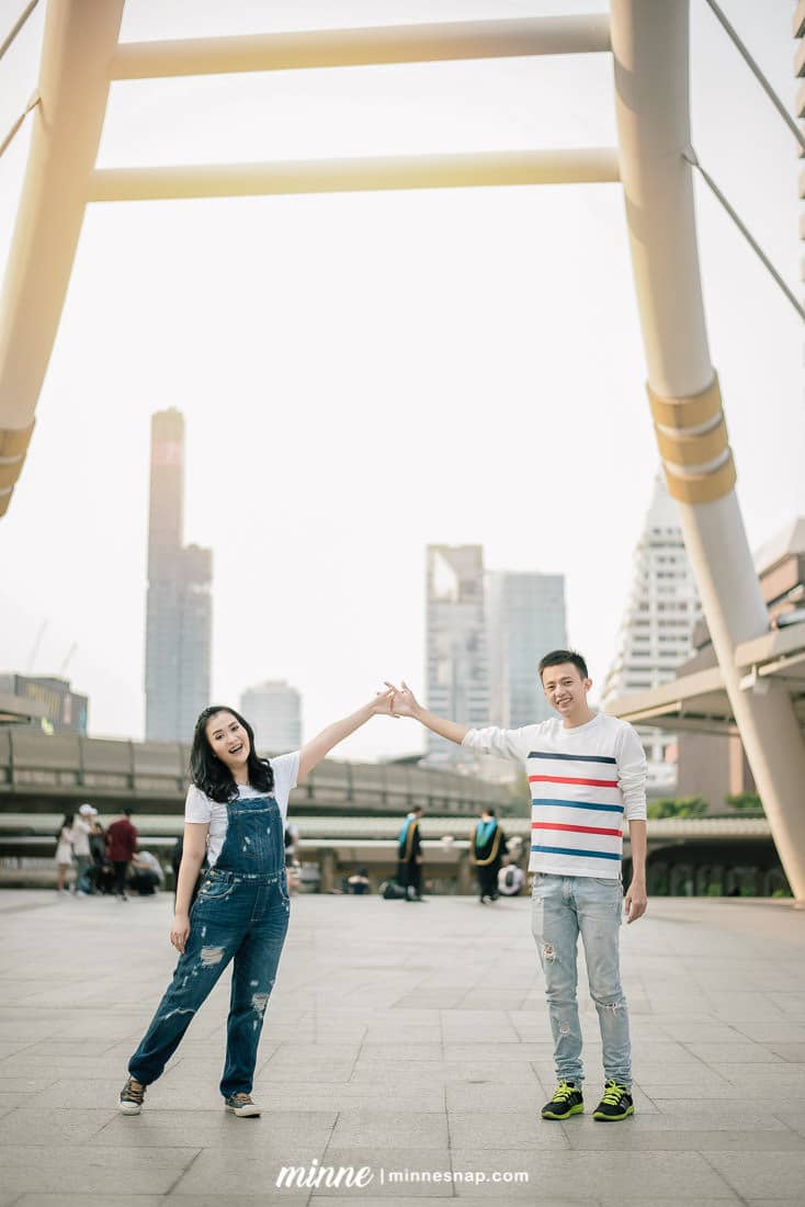 Couple Photoshoot in Bangkok at EmQuartier & BTS Chong Nonsi