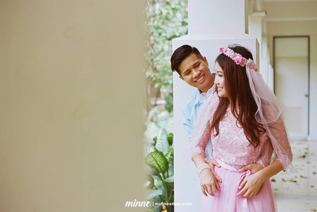 Pre Wedding with Analog Film Camera Phat and Ton in Thailand 
