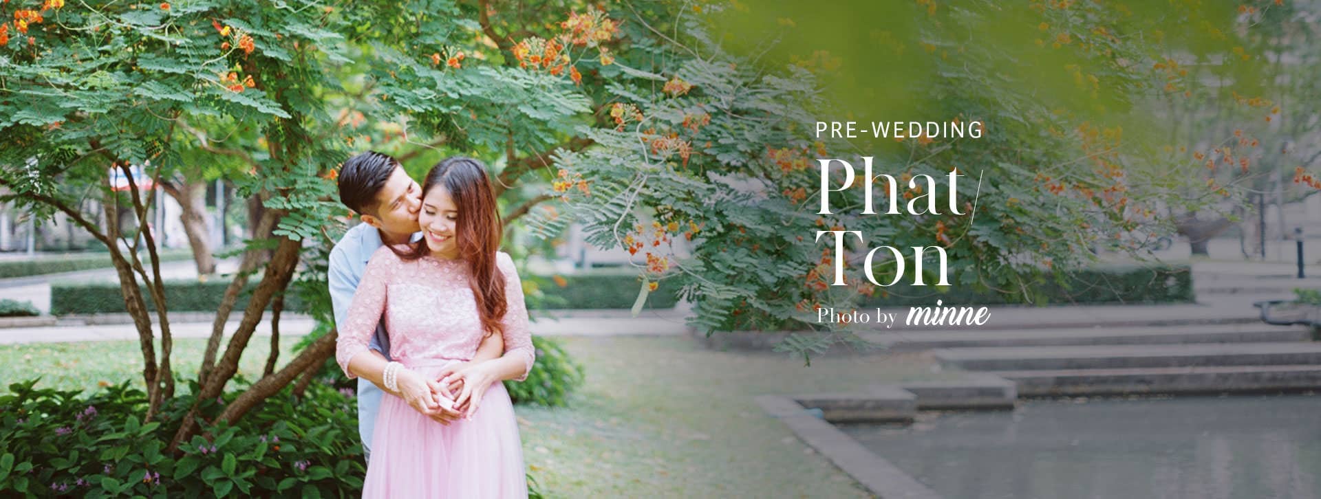 pre wedding with analog film long cover